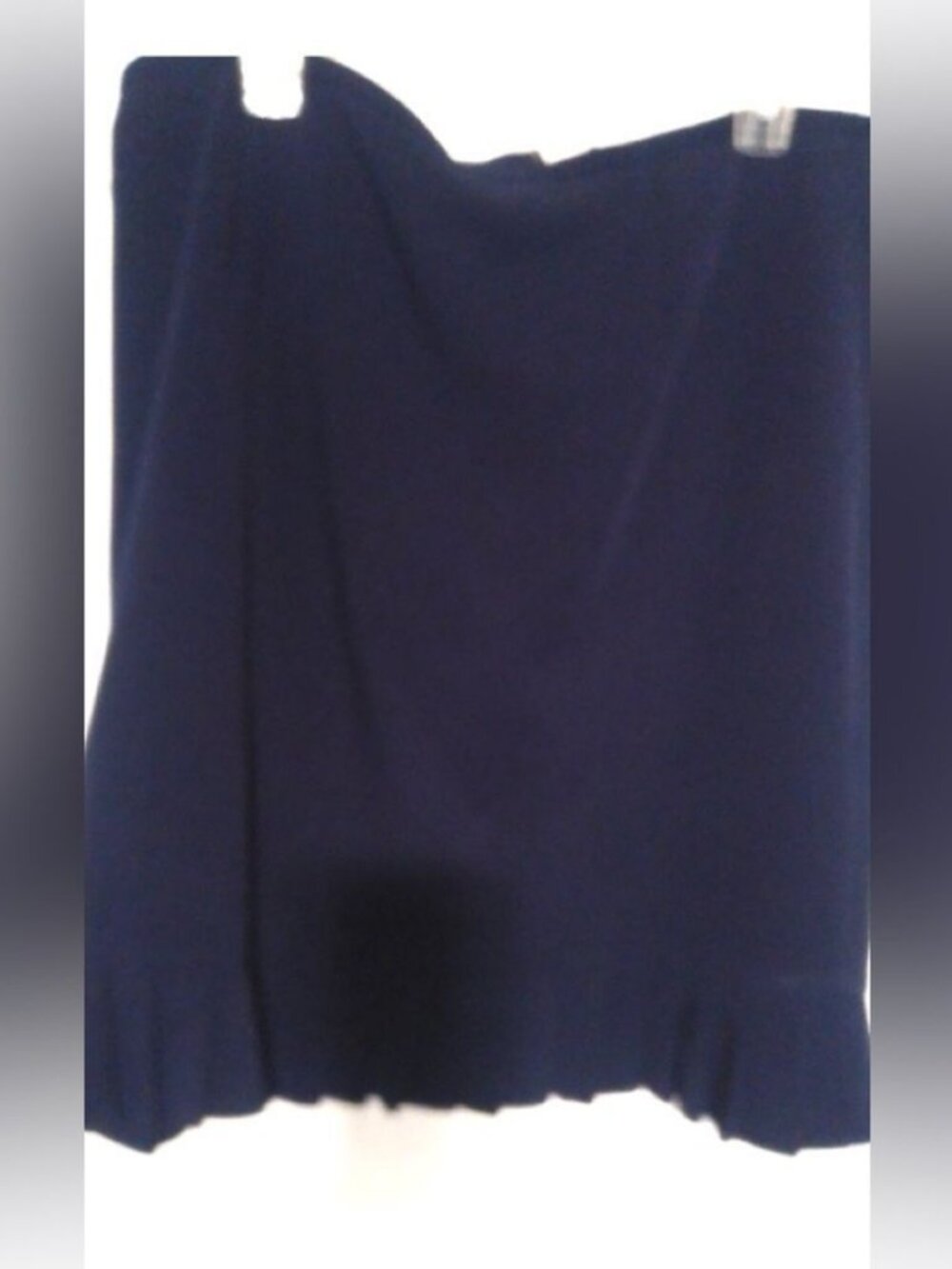 Who's Tracy Evans 16 Black Pleated Trim Skirt Plus Funeral